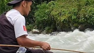 Hook and Rod Fishing in Nepal | Angling with Bamboo Stick |