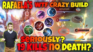 Rafaela:WTF Gameplay Rafaela crazy build • Subrang sakit ng damage marksman build • MLBB ZALMAN PLAY