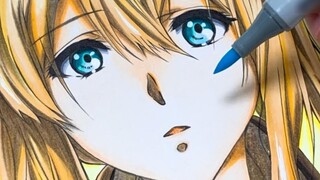 Violet Evergarden Potret sketsa Violet yang sangat realistis!