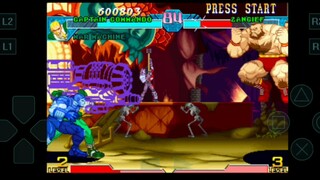 [Very Hard] Part 17/23 Clash of Super Heroes - Marvel vs Capcom Gameplay