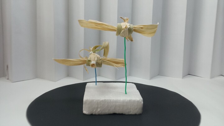 Nature's Waste, My Art: Corn Husk Dragonfly DIY