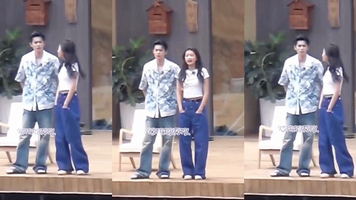 The long-legged duo from “Back to Field”! Wang Hedi and Sun Yi—this pair is a real treat for the eye