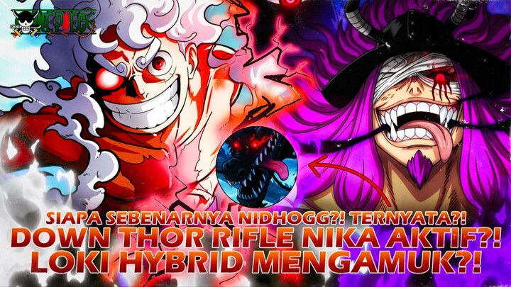 ONE PIECE 1175: LUFFY MENGGILA?! DOWN THOR RIFLE?! NAGA NIDHOGGG RAKSASA HANCURKAN IMU SAMA?!