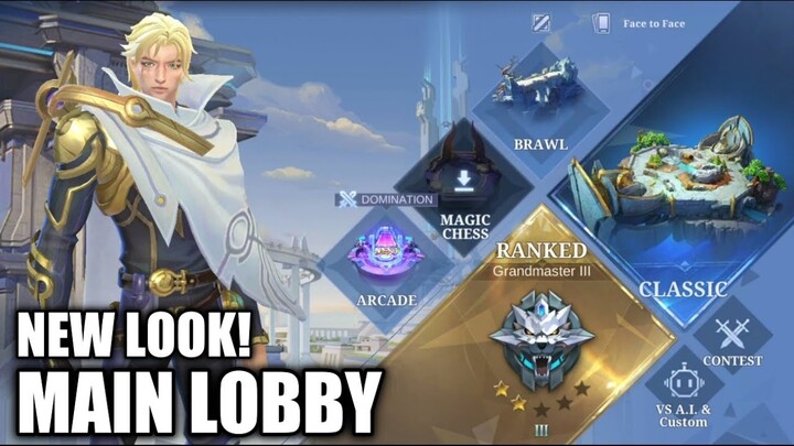 NEW MAIN LOBBY INTERFACE! I'M TOUCHING NOLAN