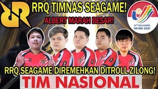RRQ Timnas SEAGAME!! Albert Marah Besar RRQ SEAGAME Diremehkan Ditroll Zilong!