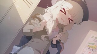 衣服会沾上机油味的，脱了吧