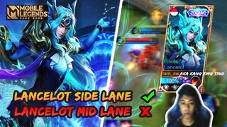 AGGRESSIVE LANCELOT SIDE LANE SPELL EXECUTE AUTO TING TING | LANCELOT GAMEPLAY #152 | MOBILE LEGENDS