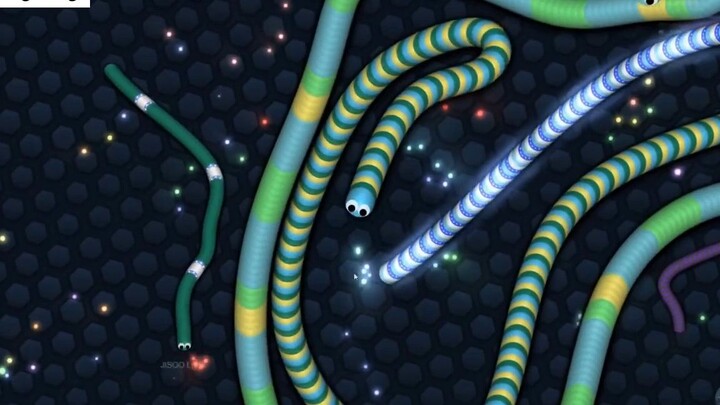 Slither.io 1 Hacker Troll Snake vs Giant Snakes Epic Slitherio Gameplay 3