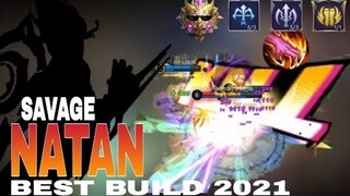 BURST DAMAGE!!💥NATAN SAVAGE!!💥BLOW YOUR ENEMIES AND KILL THEM ALL | MOBILE LEGENDS