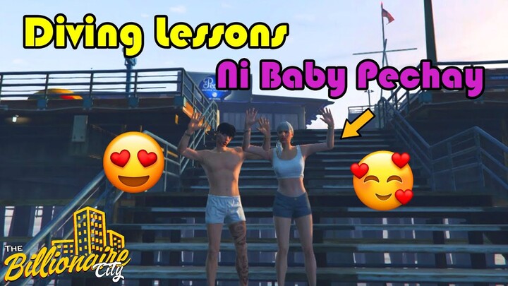 Diving Lessons Ni Baby Pechay - Liligawan Ba Ni Joneeel Si Baby Pechay??? ❤❤❤