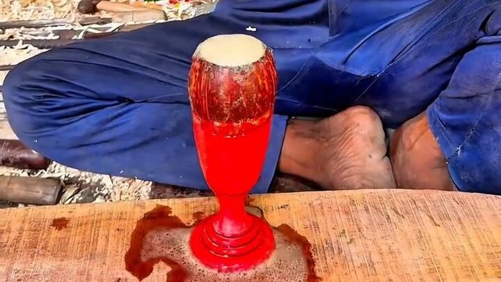 An Extraordinary Handmade Eco-Friendly Coke Glass Crafted from Coconut & Wood!
