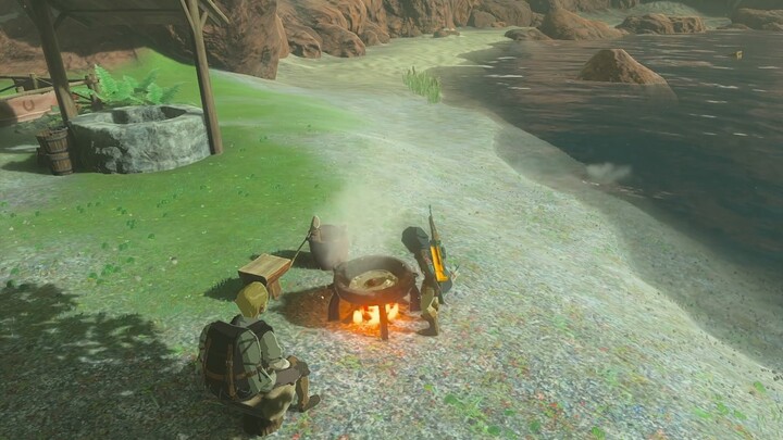 Link hums 10 songs while cooking!