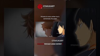 Hinata is scary when he is extremely focused #anime #shorts #animeedits #animememes