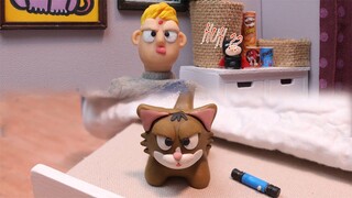 If your day is too boring, get a cat! 😽🙀😹 Stop motion cat making you happy all day
