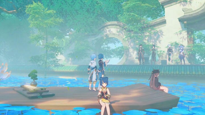 Để mô phỏng nước, người chơi nguyên hồ được cho là đã dốc hết sức lực và mọi thủ đoạn.