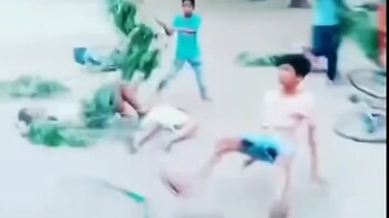 Indian martial arts master's extreme 1v9 challenge