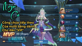《VGVD》 Ngu Cơ【虞姬】 Review skin Sứ Giả Kim Tinh【启明星使】MIỄN PHÍ nhưng chỉ dành cho dân giàu Vip 8 đổ lên