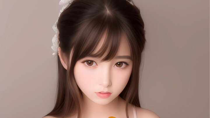 AI Art Sharing: Surreal Pink Innocent Girl