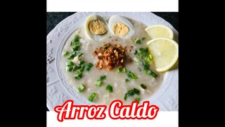 ARROZ CALDO masarap na agahan at Meryenda(Congee)Basic RICE CONGEE