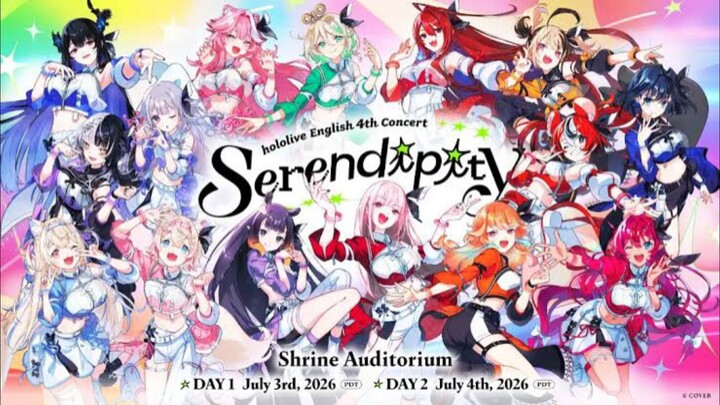 Hololive English 4th Concert - Serendipity (Day 2)