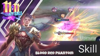 Gusion 11.11 Skin Blood Red Phantom 😱