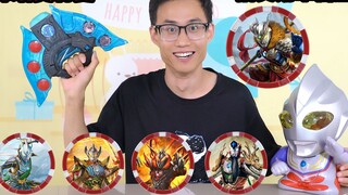 Mở hộp huy chương Ultraman của Zeta