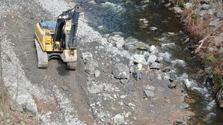 Crews make progress in Toby Creek mine subsidence