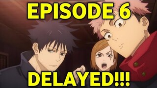 Jujutsu Kaisen Episode 6 Will Be Delayed! New Release Date REVEALED