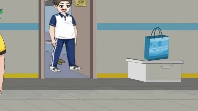 เพื่อนร่วมห้องของฉันขโมยอาหารกลับบ้านที่เพื่อนเล่นเกมของฉันสั่งมาให้ฉัน คืนนั้นคู่หูของฉันซักถามฉันด