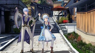 Ayaka and Ayato See Tinh Dance - Genshin Impact [ MMD ]