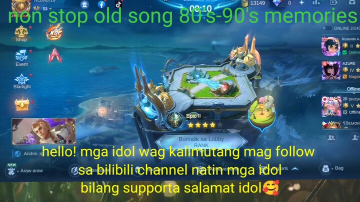 english old song 80's-90's mobile legend