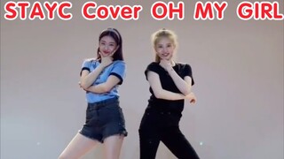 STAYC Bae Soo-min & Park Shi-eun meng-cover video tantangan tari "Dun Dun Dance" OH MY GIRL dirilis!