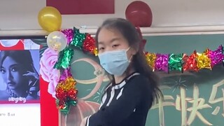 Junior high school class party dance next level + savage + mafia in the morning