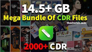 All In One CDR Files Templates |Corel Draw Templates| |Sheri Sk|