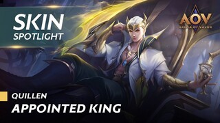 Quillen Appointed King Skin Spotlight - Garena AOV (Arena of Valor)