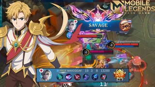 SAVAGE❗AAMON TERLALU OVERPOWER DIBRAWL|Mlbb