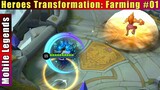 Mobile Legends TikTok | Heroes Transformation Farming #1