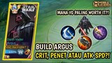 Build Argus ft. Top global Argus