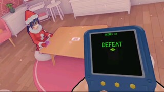 Bermain kartu tidak semenyenangkan konsol video game. Kenapa wajahmu gelap sekali, Mita?