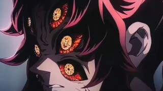 The overwhelming presence of Kibutsuji, the second boss in Infinite City.