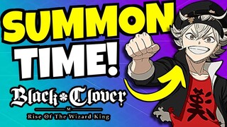 F2P DAY 1 SUMMONS!!! [Black Clover Mobile]