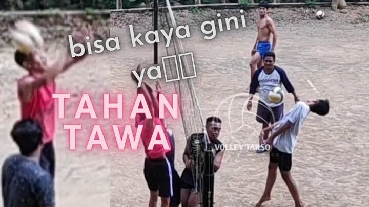 VOLI LUCU BIKIN NGAKAK|Kejadian Lucu Saat Bermain Voli versi Tarso