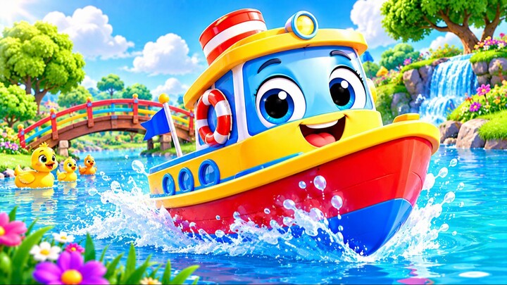 🚤😱 O BARQUINHO COMEÇOU A NAVEGAR SOZINHO! 🌊✨ | MÚSICA INFANTIL DIVERTIDA | TURMINHA DO BARULHO 🎵