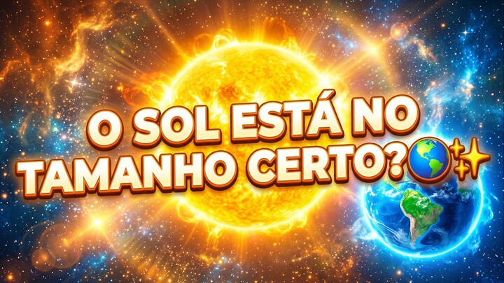 ☀️📏 POR QUE O SOL TEM TAMANHO CERTO? 🌍✨#Ciência #Curiosidades #Astronomia #Sol #Terra #Equilíbrio