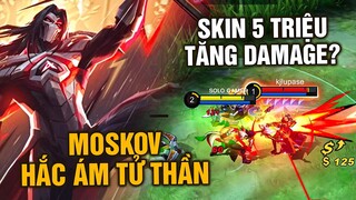 Tốp Mỡ | Moskov Hắc Ám Tử Thần: LV.1 Không Ăn Nổi Miya? Late Game Chấp Luôn Cả Aldous? | MLBB