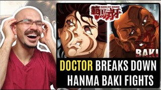 DOCTOR breaks down HANMA BAKI: SON OF OGRE | FIGHTS