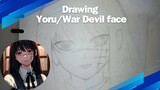 Menggambar Yoru (War Devil) || Time Lapse On