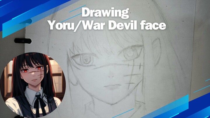 Menggambar Yoru (War Devil) || Time Lapse On