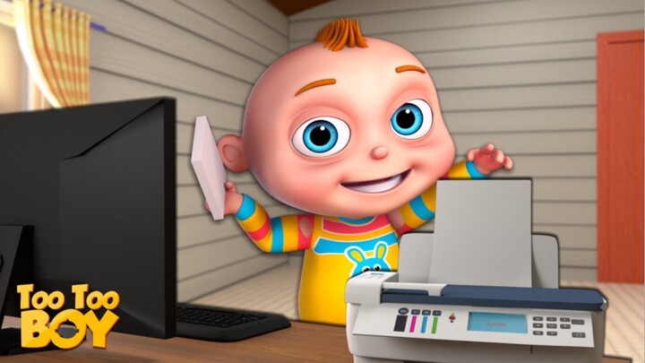 TooToo Boy | Printer Episode | Animation For Kids