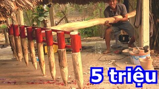 7 Ân - CHẾ TẠO CÀO CỎ KHỔNG LỒ NHẤT VIỆT NAM (Craft giant grass rakes )